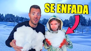 VIOLETA TOCA LA NIEVE POR PRIMERA VEZ Itarte Vlogs