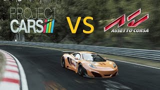 Project CARS vs. Assetto Corsa - Mclaren MP4-12c GT3 | Nordschleife