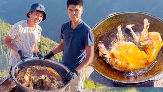 Stuffed Lamb Carcass / with Rice and Spices / Kekeev Lights