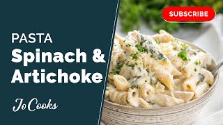 Creamy Spinach & Artichoke Pasta: A Flavorful Fusion | JoCooks.com