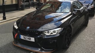 BMW M4 GTS startup and acceleration