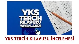 YKS TERCİH KILAVUZU İNCELEMESİ! -AYRINTILAR