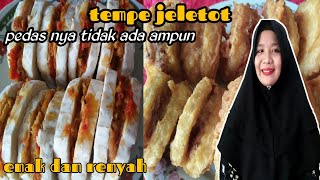 cara membuat tempe jeletot pedas | resep kue gampang dan murah