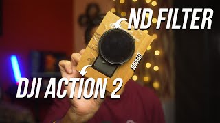 DJI Action 2 Camera Variable ND Filter Cheap Jugad tech | Hindi