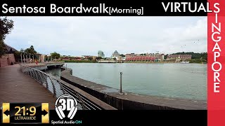 Sentosa Boardwalk - Morning #sentosa #boardwalk #ultrawidewalk #DJI #pocket2 #3dsound #4kwalk #ASMR