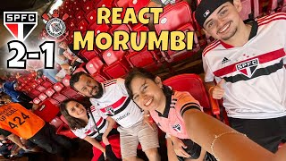 SÃO PAULO 2X1 CORINTHIANS, REAÇÃO DA TORCIDA DENTRO DO MORUMBI! BRASILEIRÃO 2023