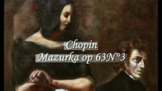 Chopin-Mazurka op 63 N°3 en do dièse mineur