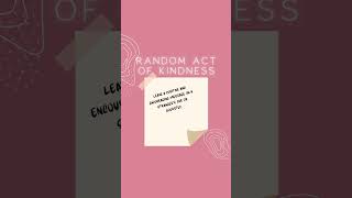 Spread Kindness with These 10 Random Acts