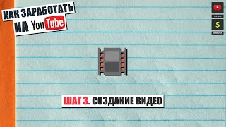 Как заработать на YouTube Шаг 3. Создание видео.