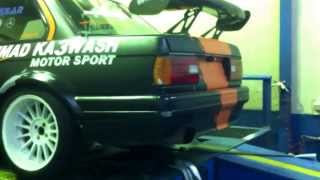 BMW E30 2JZ ENGINE SWAP 460WHP ANTI LAG ON DYNO