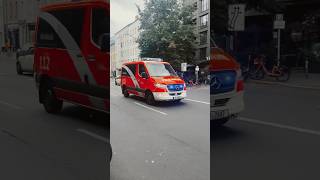 neues #nef aus #berlin #friedrichshain mit #blaulicht auf #einsatzfahrt #einsatz #feuerwehr