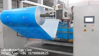 Blue film bubble film machine Degradable material air cushion film machine