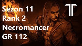 Diablo 3 RoS - S11 - Necromancer 112 Greater Rift Solo (Rank 2 EU)