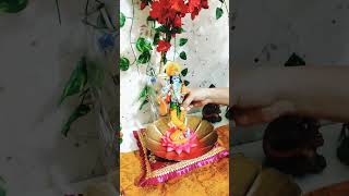 mai to kar li mere janmashtami ki decoration 🙏🏻/janmashtami decoration ideas for home 🙏🏻#shortsvideo