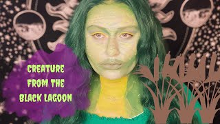 History Of Horror: Creature From The Black Lagoon Halloween Makeup Tutorial