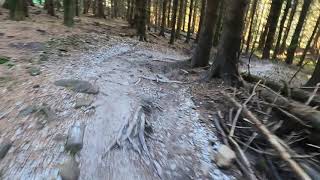 Gisburn forest MTB trail over the handlebars