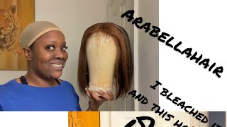 @Arabellahair I bleached it and this happened 👀 The best wig company ever