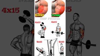 biceps and triceps workout at home #fitness #biceps #triceps #shorts #workout #gym #viral #explore