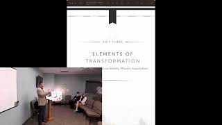 Discipleship Foundations: Unit 3: Elements of Transformation