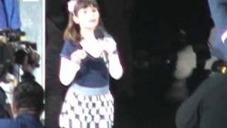 Elizabeth Hughes, 8 years old, sings National Anthem, Tampa Bay Lightning game, Feb 17, 2011