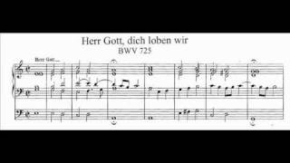 J.S. Bach - BWV 725 - Herr Gott, dich loben wir