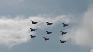 10 RAF Typhoons, Queens Diamond Jubilee