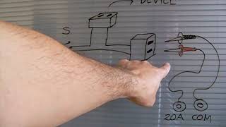 Auxiliary Cable to Measure AC Consumption With a Multimeter (making)