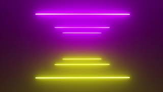 [Free Stock Footage 4K Free Download!] Purple and Yellow neon lines background