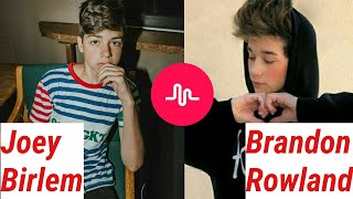 JOEY BIRLEM vs. BRANDON ROWLAND Musical.ly Compilation