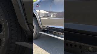 GO RHINO POWER RUNNING BOARDS   2023 Dodge Ram 2500#dodgeram #truck