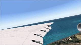 FS9 - Super VC-10 - Conway-550 engine sounds - wing views