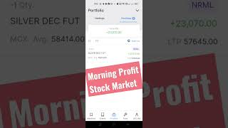 Morning Profit By Stock Market | Live MCX Trading