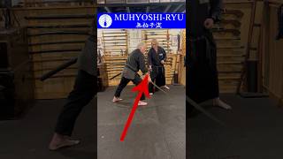 MUHYOSHI RYU: Teutan (テウタン) Wakizashi Counter Attack #Shorts #Samurai #MartialArts