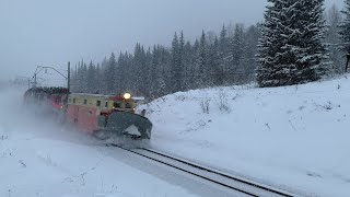 Поезда России зимой: на участке "Абакан - Тайшет"