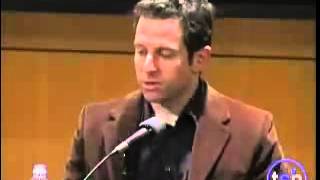 Neil deGrasse Tyson Asks Sam Harris A Question   Beyond Belief 2006