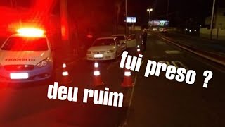 Passei na Blitz com diretão (tomei multa fui preso ? abordagem policial )