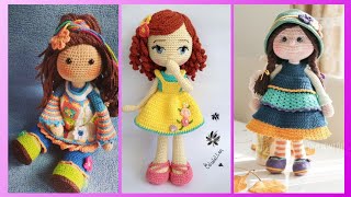 Cute Amigurumi Crochet Dolls Hand Knitted Patterns Idea's || CROCHET DOLLS ||