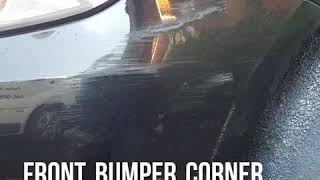 Mercedes A-Class front bumper corner repair