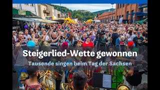 Tag der Sachsen in Aue: Die Steigerlied-Wette im Livestream