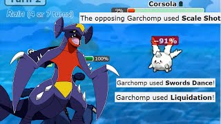 LOADED DICE SCALE SHOT GARCHOMP IS AWESOME IN POKEMON SHOWDOWN !!