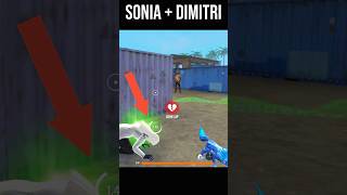 SONIYA + DIMITRI 🔥 Best Skill Combination | Free Fire #newvideo #shorts #tricks #freefire