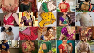 bridal blouse designs | new model silk saree blouse designs 2023 | aari work blouse designs | blause