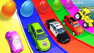 🌈Color The Cars With Colorful Eggs | 🥚🥚🥚Colorful Eggs VS Colorful Cars🚗🚕🚙 | Kudo Kids Toys