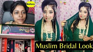 Muslim Bridal Makeup Look @swatimodi7480|Muslim Bridal HD Makeup|Green Eye Makeup For Muslim Bride