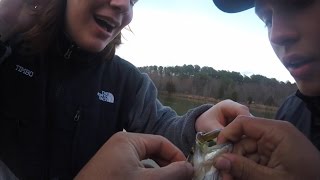 Pond Hoping for Early Spring Bass! (Crazy Hookset)