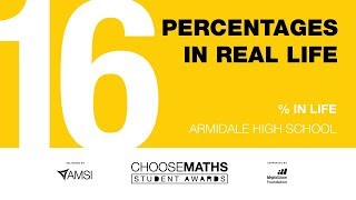 Percentages in Real Life – CHOOSEMATHS Awards 2016