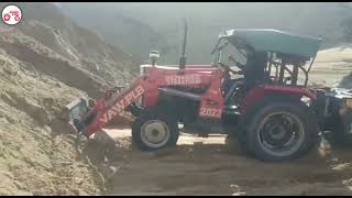 Massey Ferguson 4wd लोडर के साथ 👍