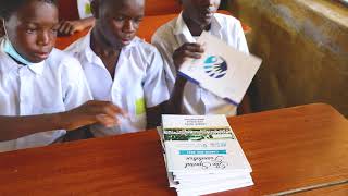 The Special Foundation distributes books to public students in Lagos.