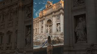 Trevi Fountain at 6AM is empty 😍 #travel #italy #italia #rome#trevifountain #travelvlog