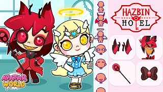 HAZBIN HOTEL IN AVATAR WORLD! ANGEL vs DEMON Sad Story! Pazu